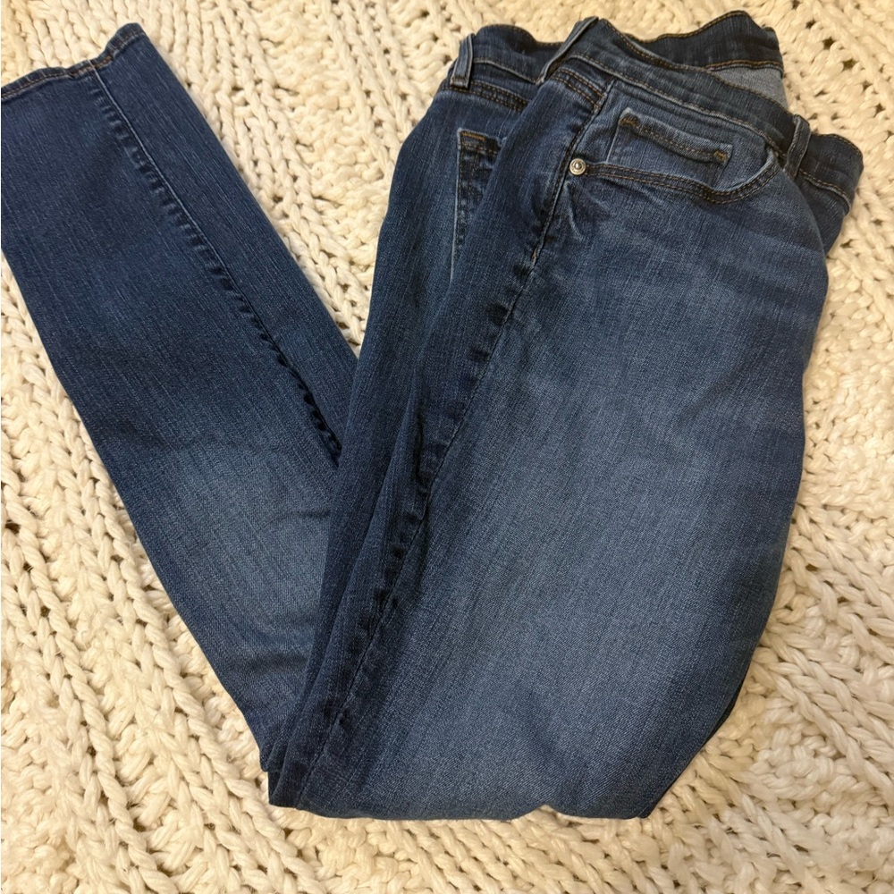LOFT Indigo Skinny Jeans